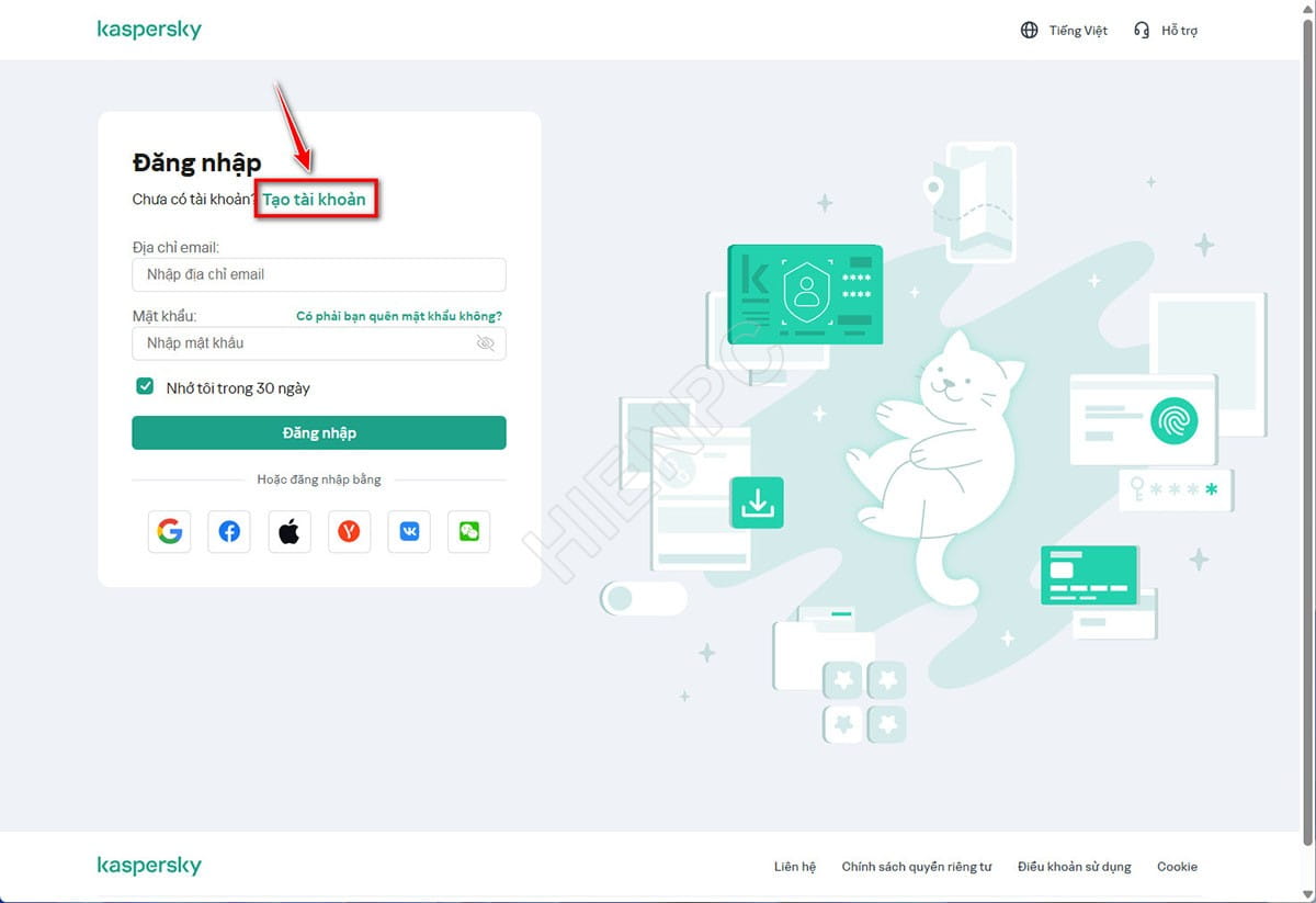 Hướng Dẫn Kích Hoạt Bản Quyền Kaspersky Chính Hãng