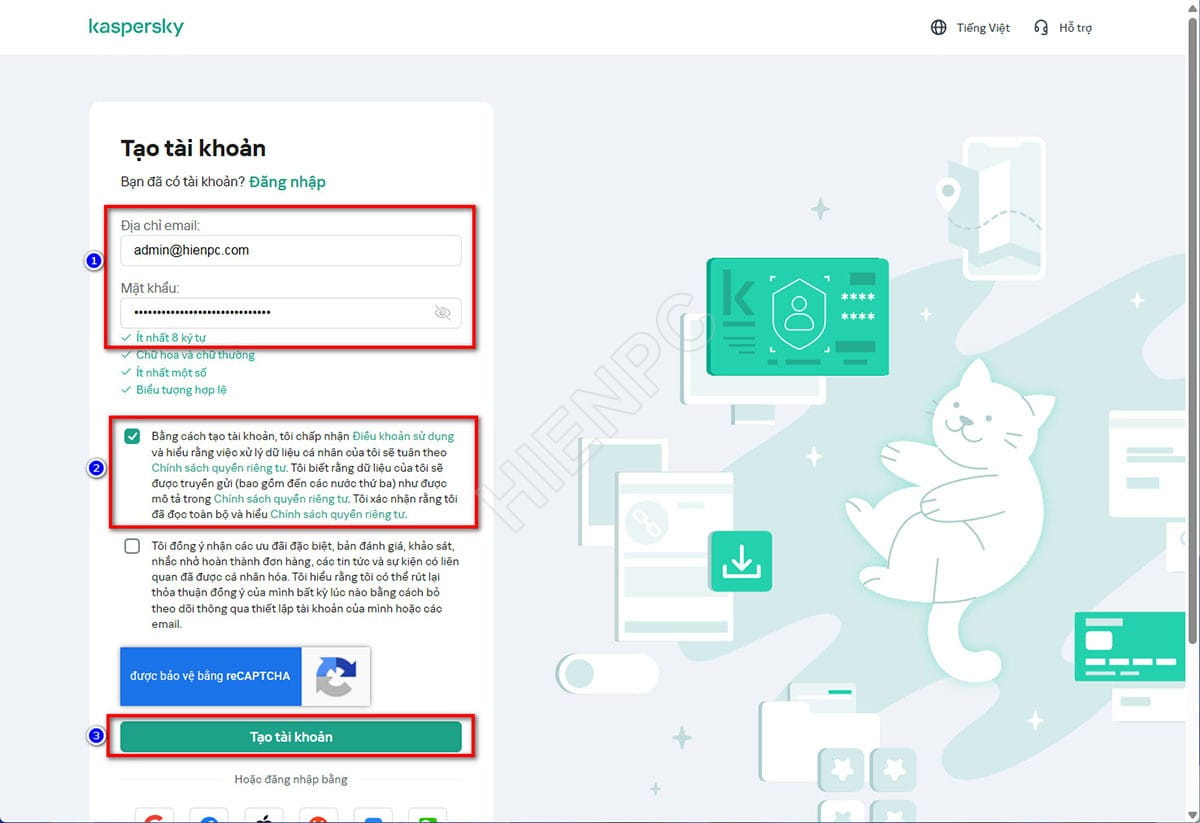 Hướng Dẫn Kích Hoạt Bản Quyền Kaspersky Chính Hãng