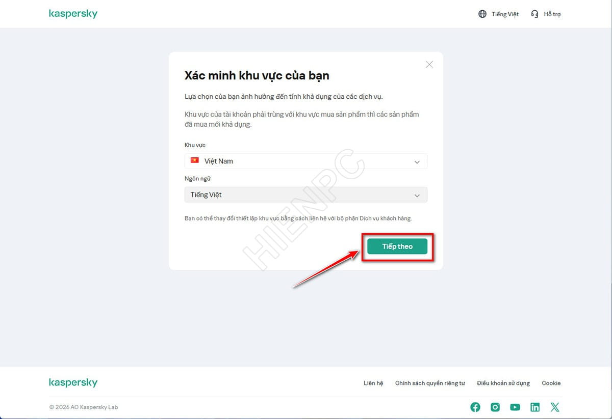 Hướng Dẫn Kích Hoạt Bản Quyền Kaspersky Chính Hãng