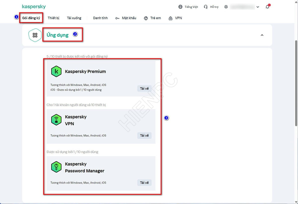 Hướng Dẫn Kích Hoạt Bản Quyền Kaspersky Chính Hãng