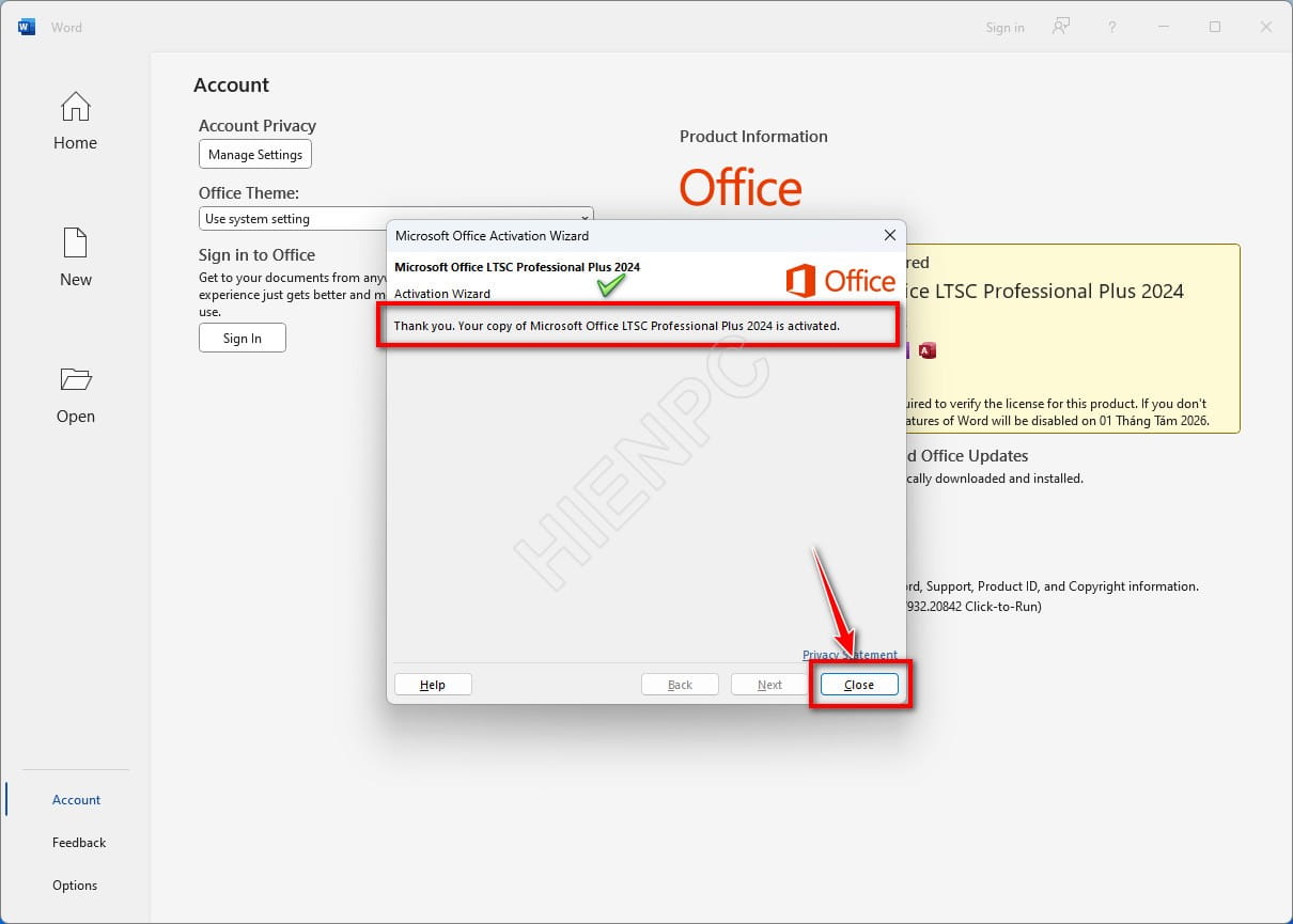 Hướng Dẫn Activate By Phone Microsoft Office Chính Hãng