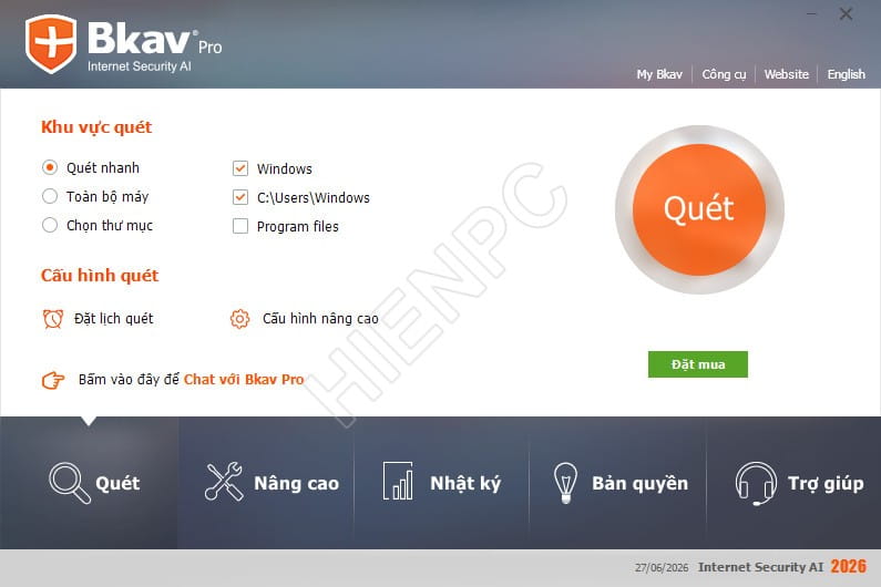 Hướng Dẫn Kích Hoạt Bản Quyền Bkav Pro Chính Hãng