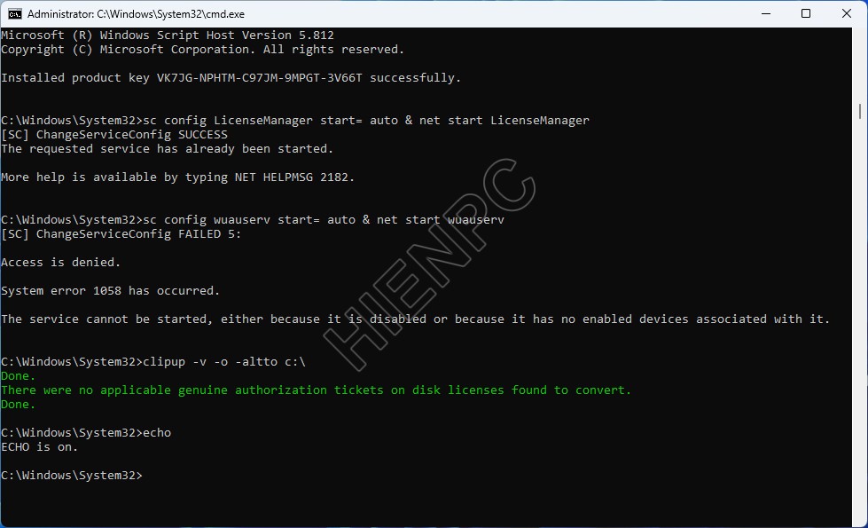 Hướng Dẫn Nạp SKUs Để Chuyển Đổi Phiên Bản Windows 6 Hướng Dẫn Nạp SKUs Để Chuyển Đổi Phiên Bản Windows