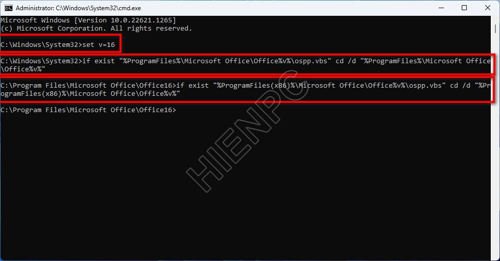 Hướng Dẫn Nhập Key Kích Hoạt Office Bằng Command Prompt