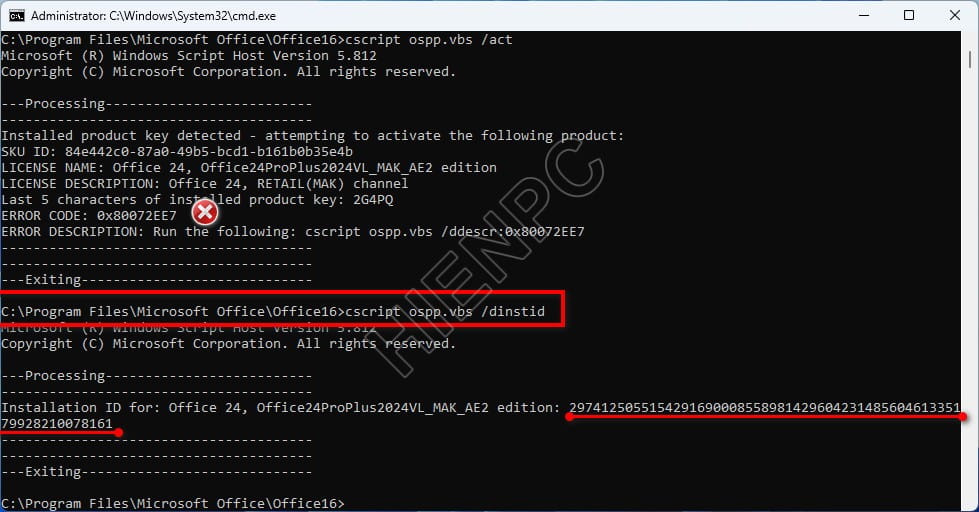 Hướng Dẫn Nhập Key Kích Hoạt Office Bằng Command Prompt