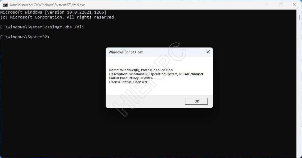 Hướng Dẫn Nhập Key Kích Hoạt Windows Bằng Command Prompt