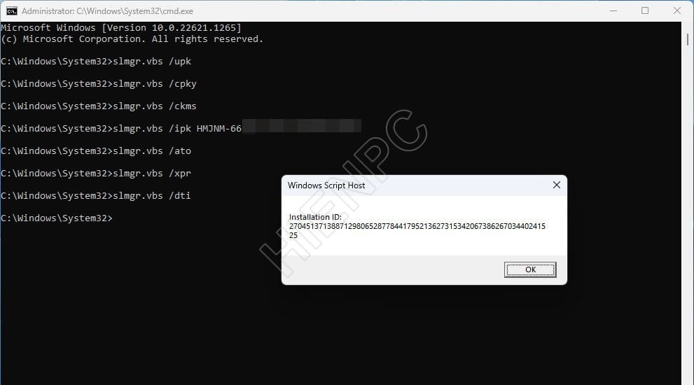 Hướng Dẫn Nhập Key Kích Hoạt Windows Bằng Command Prompt