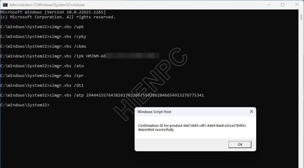 Hướng Dẫn Nhập Key Kích Hoạt Windows Bằng Command Prompt