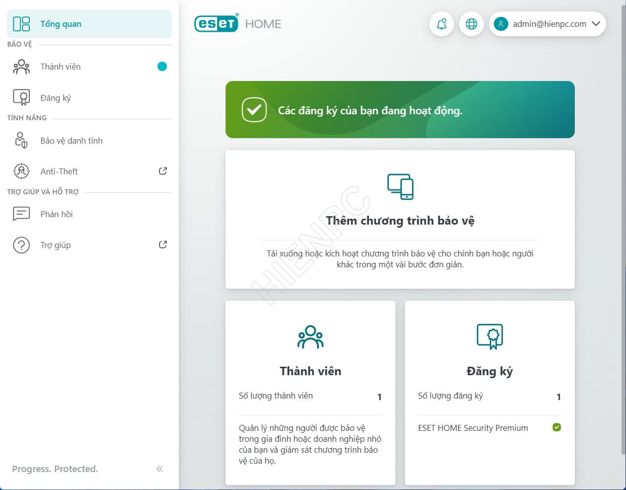 Hướng Dẫn Kích Hoạt Bản Quyền ESET Chính Hãng