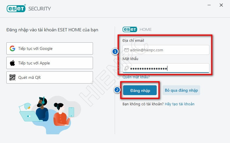 Hướng Dẫn Kích Hoạt Bản Quyền ESET Chính Hãng