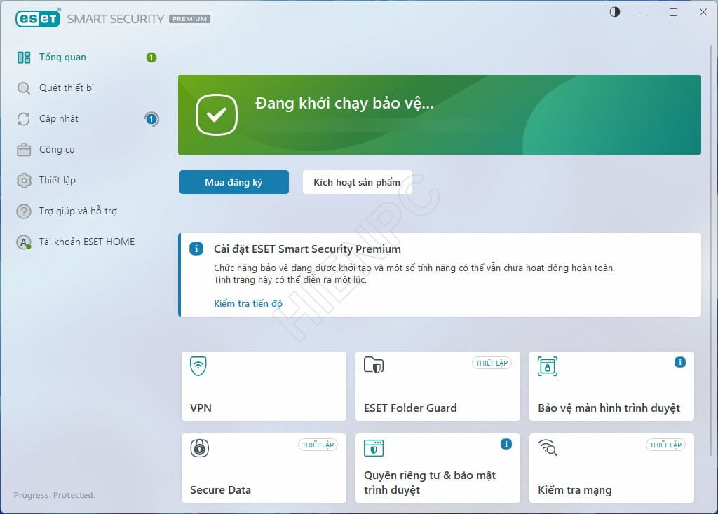 Hướng Dẫn Kích Hoạt Bản Quyền ESET Chính Hãng
