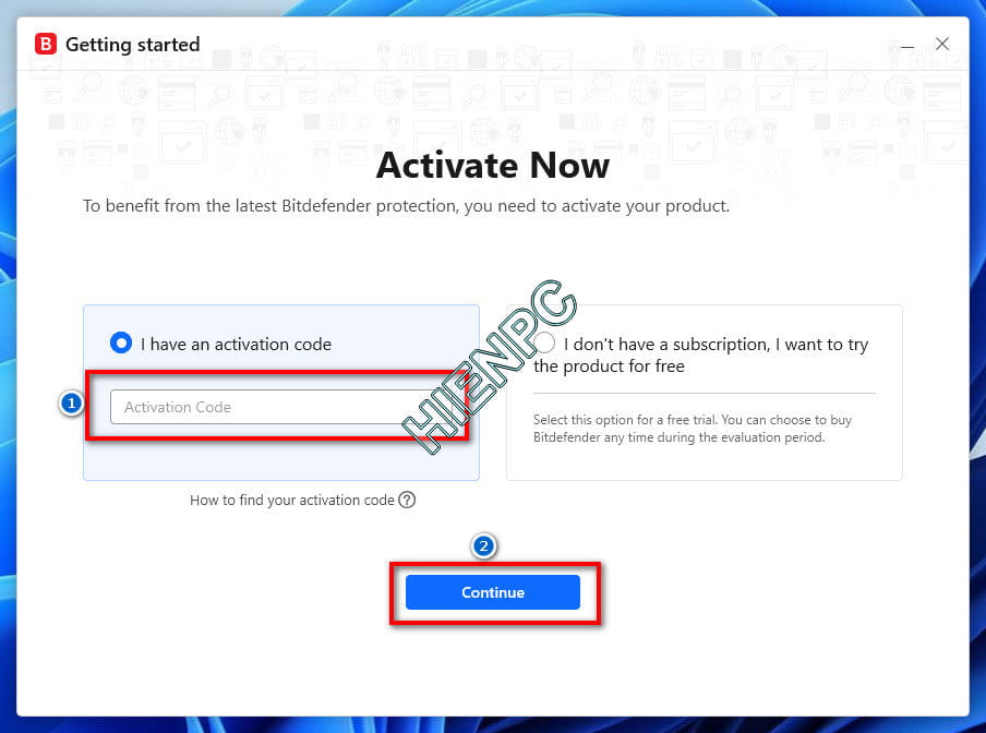 Hướng Dẫn Kích Hoạt Bản Quyền Bitdefender Chính Hãng