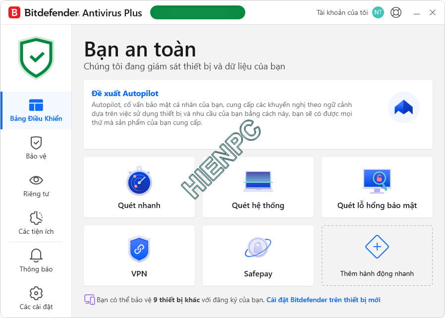 Hướng Dẫn Kích Hoạt Bản Quyền Bitdefender Chính Hãng