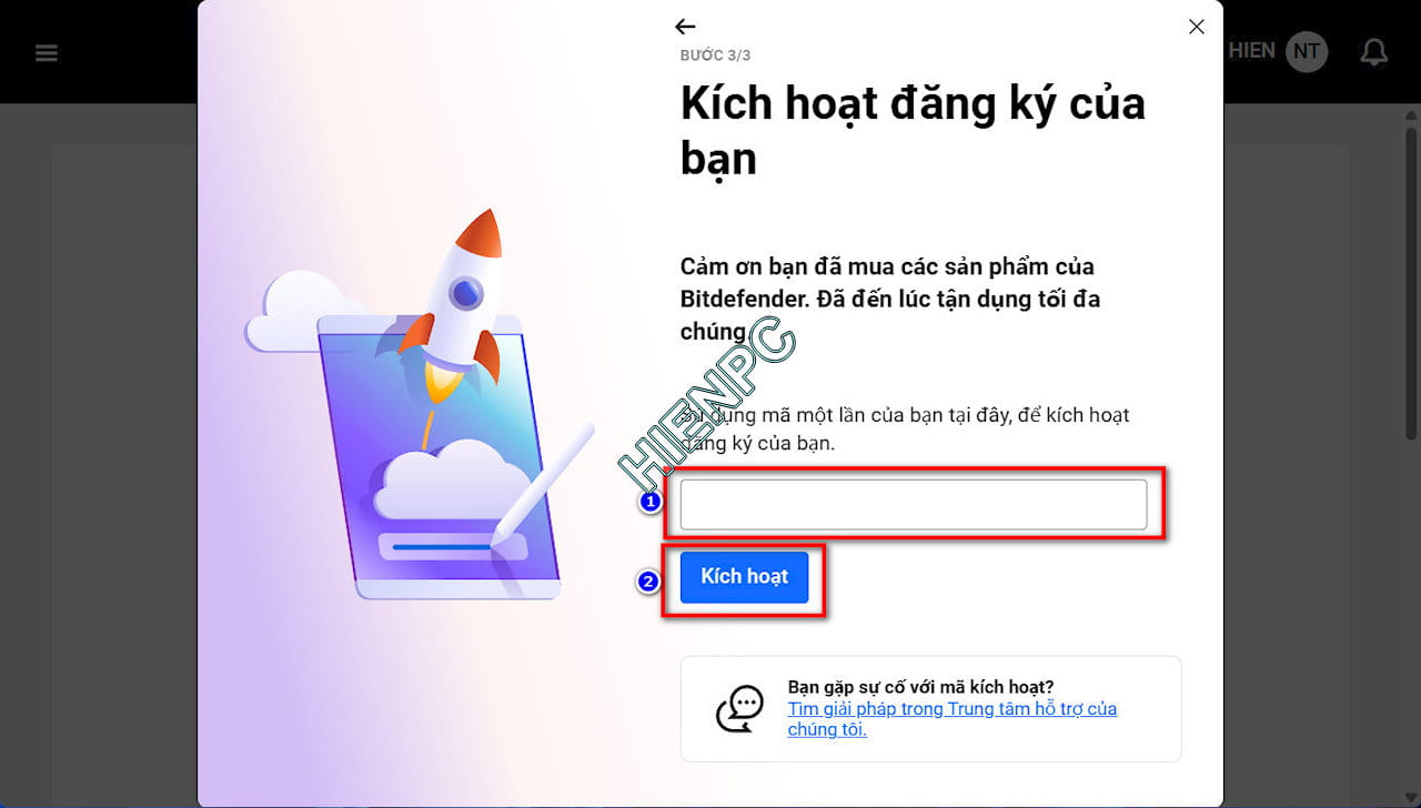 Hướng Dẫn Kích Hoạt Bản Quyền Bitdefender Chính Hãng