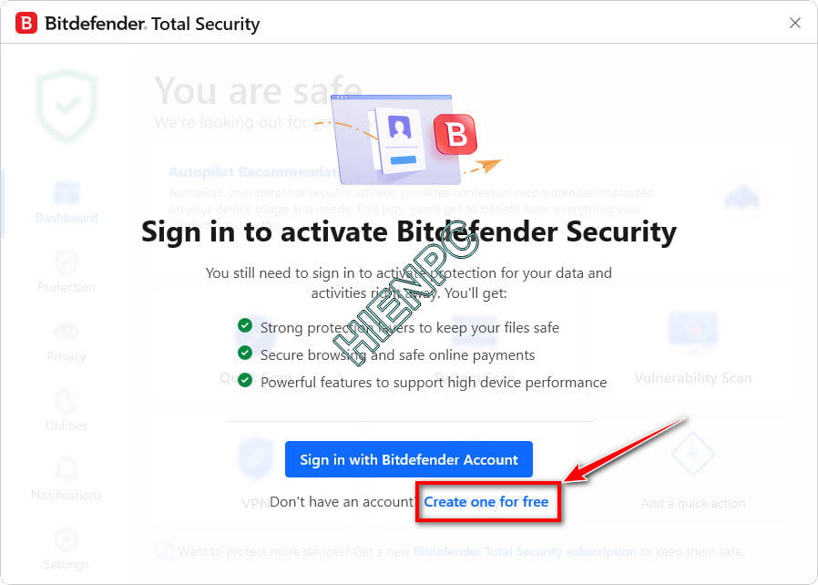 Hướng Dẫn Kích Hoạt Bản Quyền Bitdefender Chính Hãng