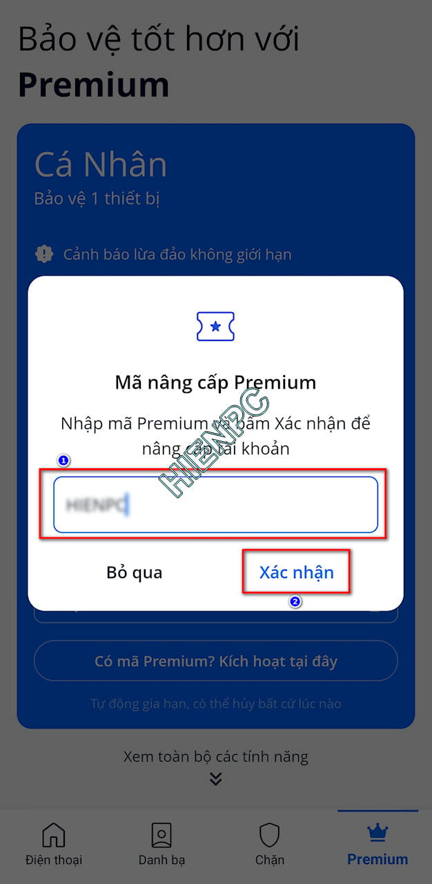 Hướng Dẫn Kích Hoạt Bản Quyền iCallme Premium Chính Hãng