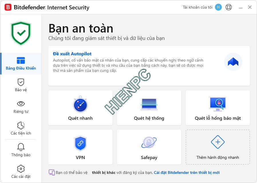 Key Bitdefender Internet Security Giá Rẻ